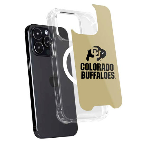 University of Colorado CU Collegiate Text iPhone 15 Pro MagSafe Case